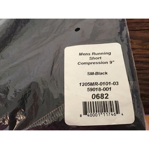 Tommie Copper Men’s Small Black Running Short Compression 9” - Picture 2 of 5